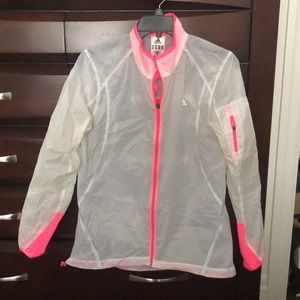 Adidas neon windbreaker